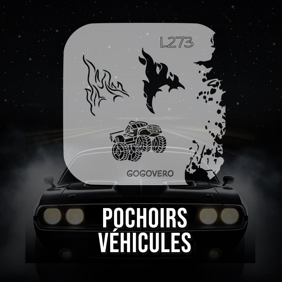 Pochoirs véhicules