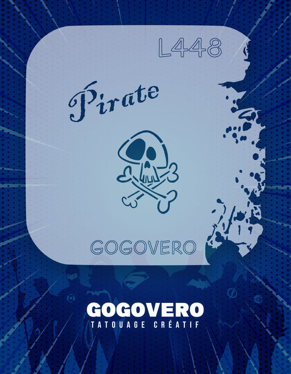 crâne de pirate étourdie