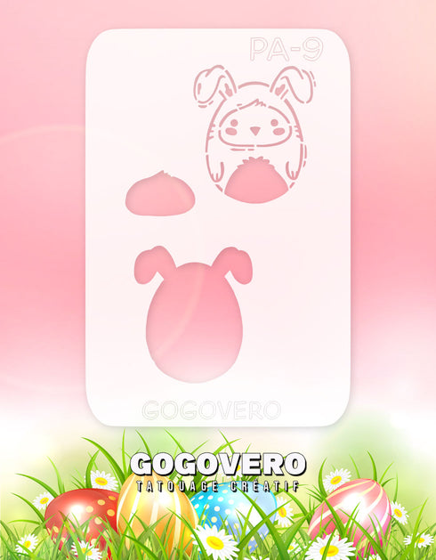 Pochoir en mylar Petit coco en pyjama